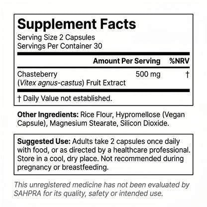 OvuraHealth | Chasteberry 500mg